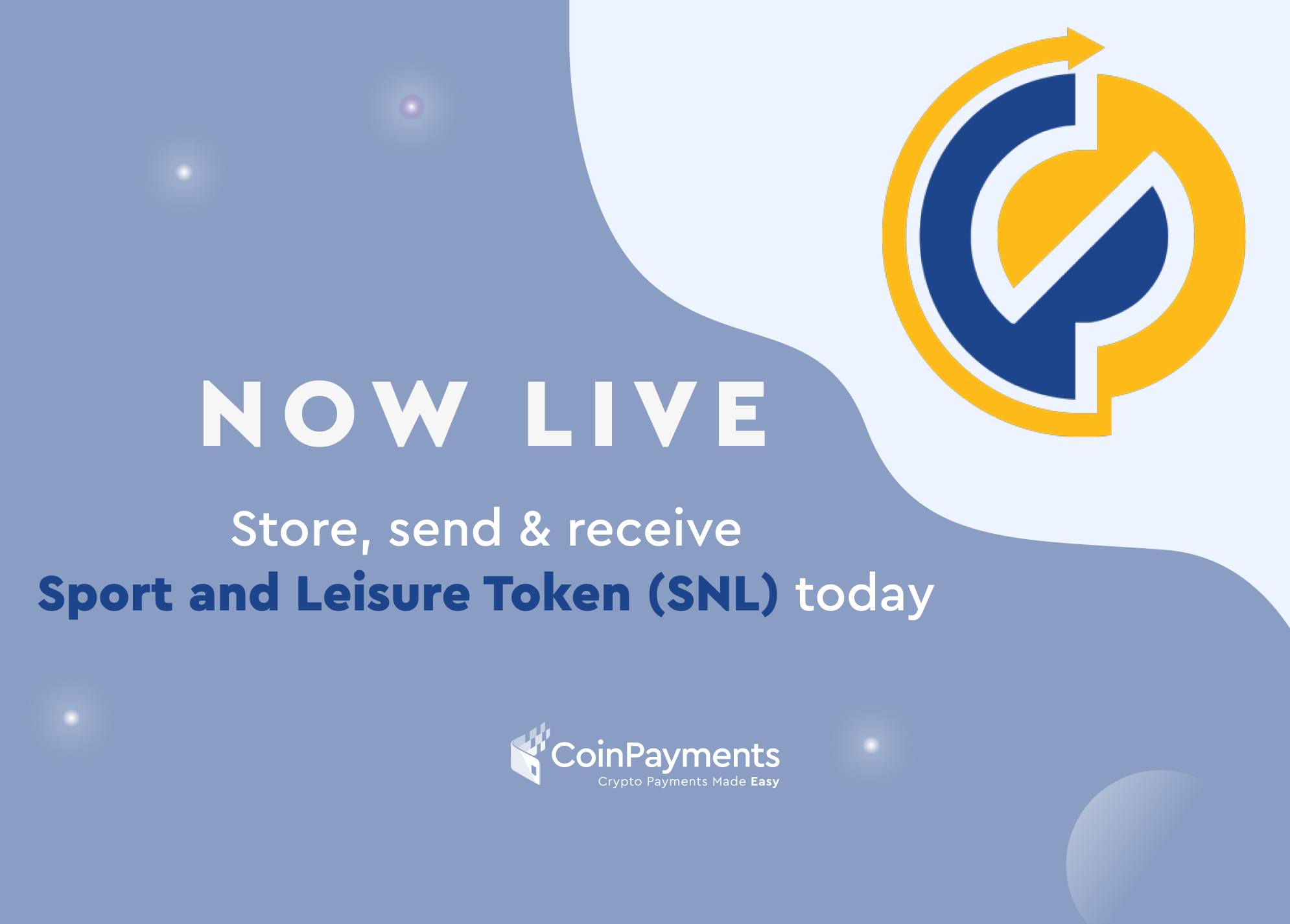 Sport and Leisure Token (SNL) CoinPayments