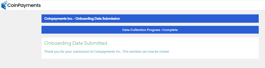 kyb onboarding data submitted